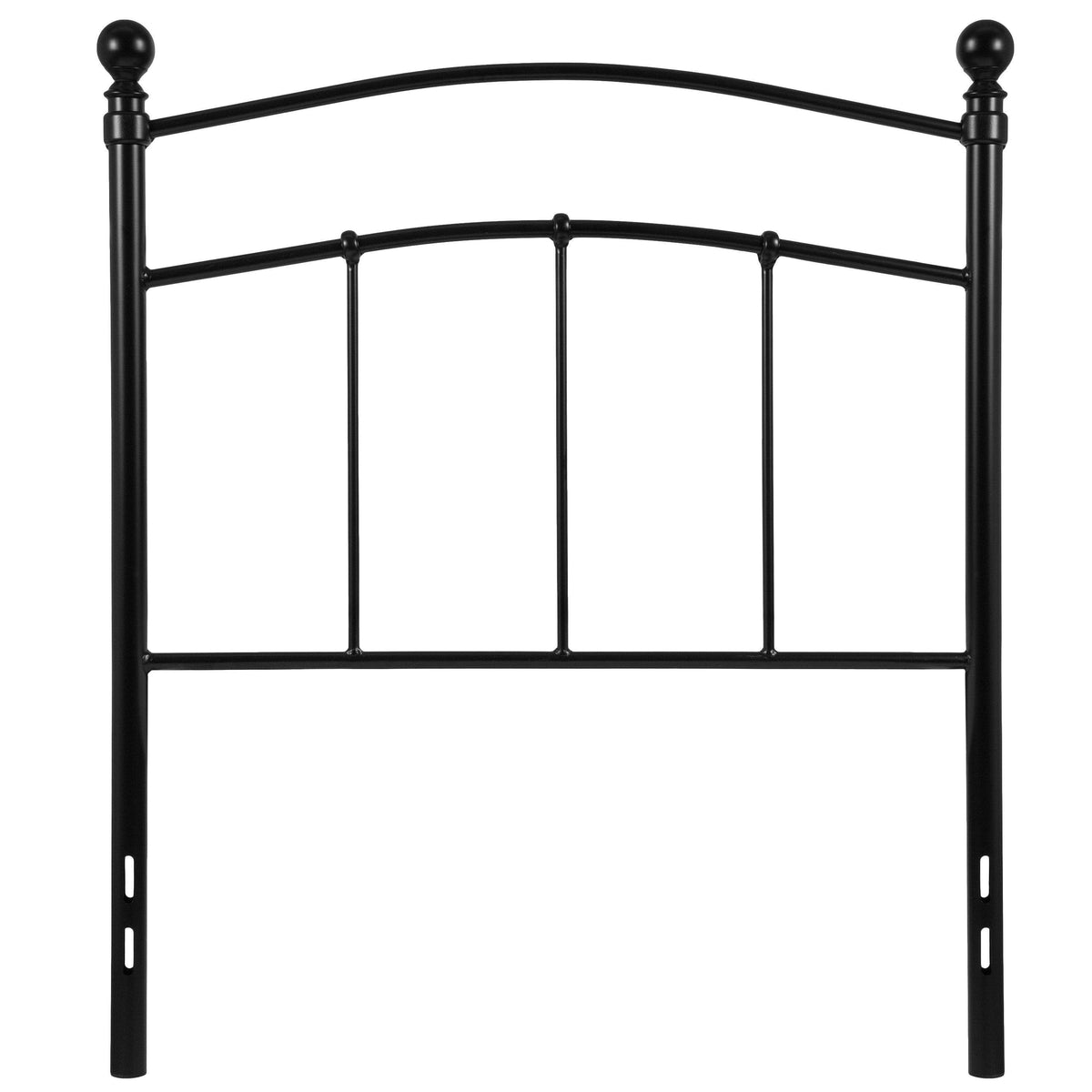 Black Metal Twin Size Headboard H739354