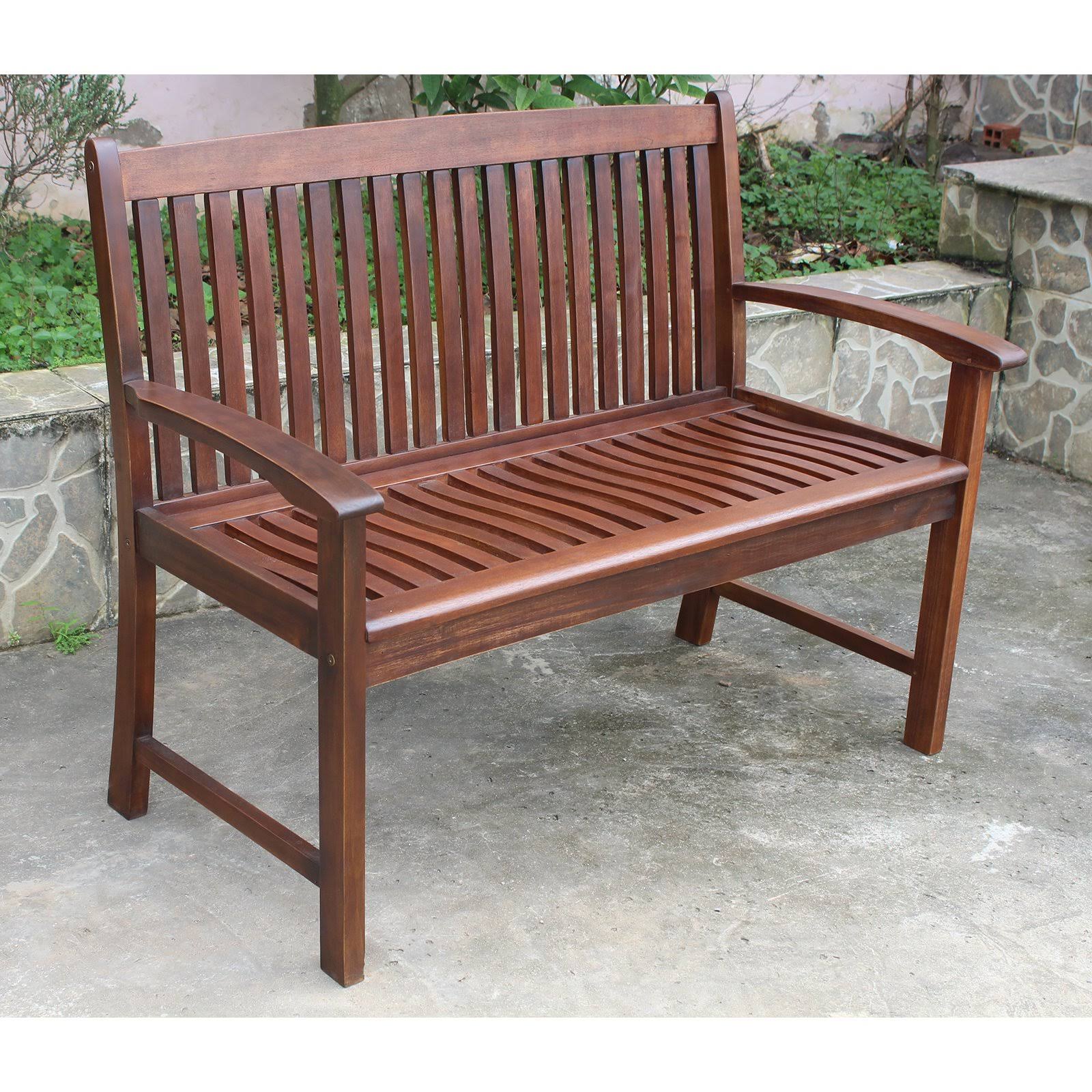 2 Seater Acacia Park Bench B570127