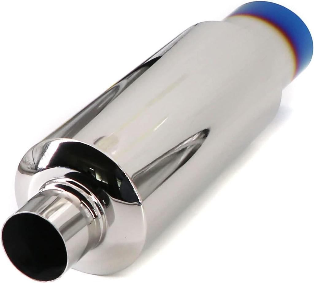 Blue Burnt Stainless Steel Exhaust Tip 18.5" Length Pack of 2 X91958