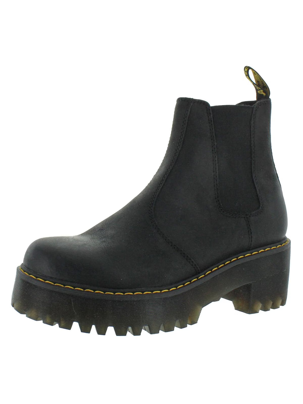 Black Burnished Wyoming Chelsea Boots G4234