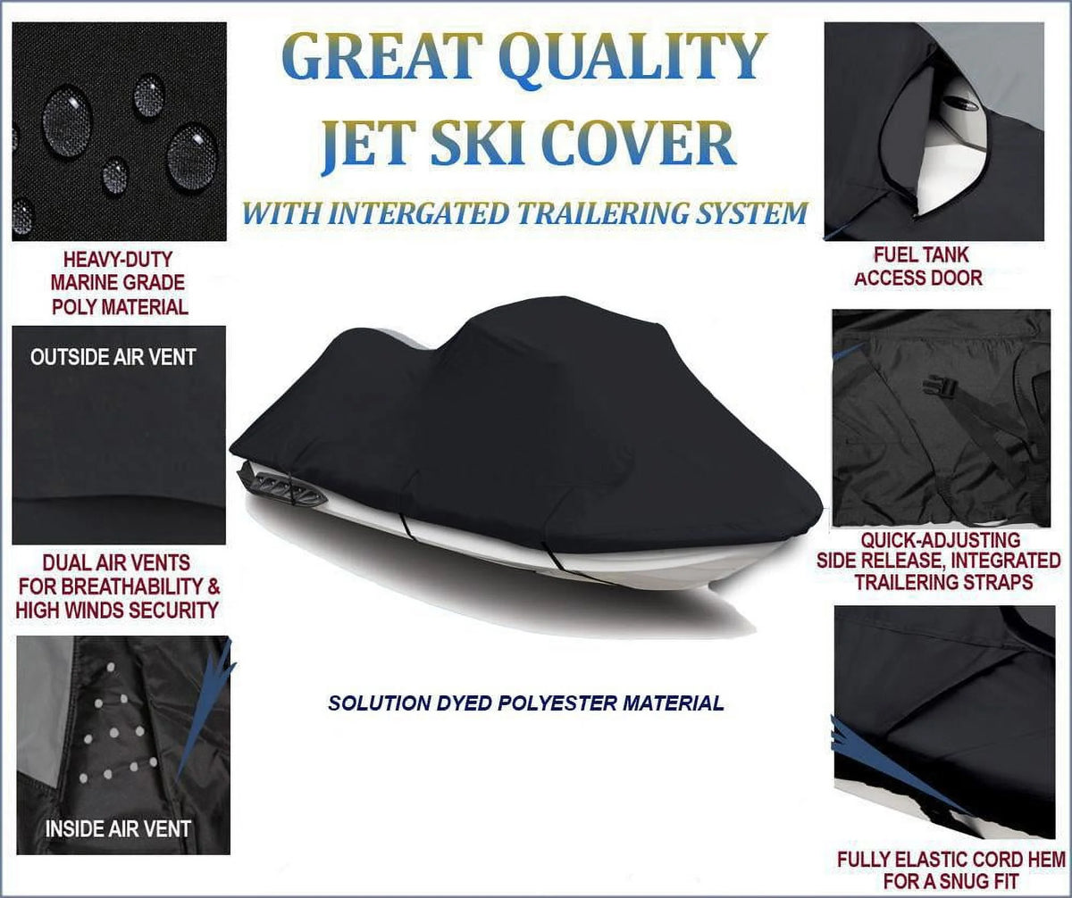 Black 600D Jet Ski Cover Z4120