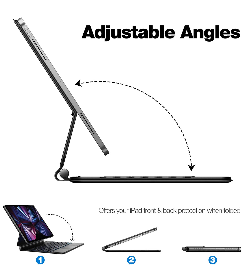 Backlit Magnetic Keyboard Case for iPad Pro 12.9-inch H808