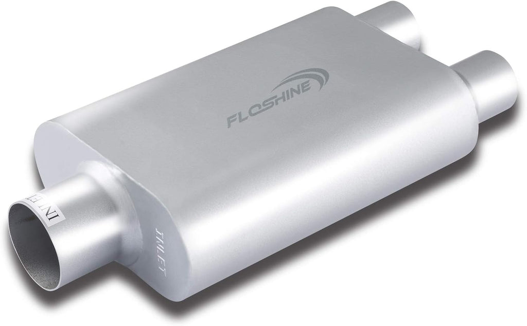 Dual Chamber 3 inch inlet 2.25 inch outlet Muffler Pack of 2 B955349