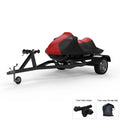 Red Black Jet Ski Cover with Trailer Straps and Storage Bag Z66775
