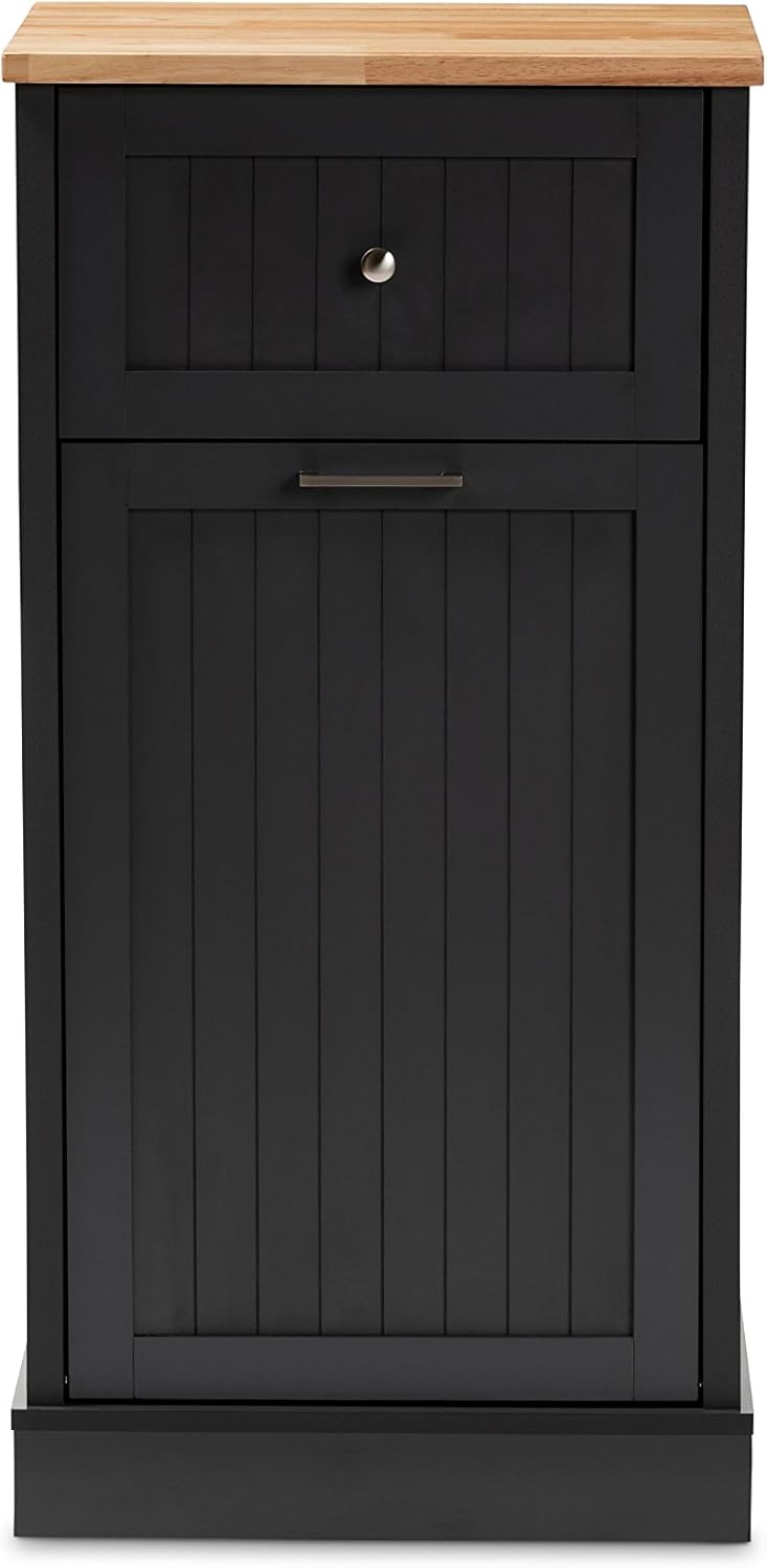 Dark Grey Oak Brown Kitchen Cabinet K976334