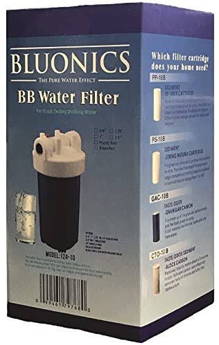 Two 10x22 Whole House Water Filters with Sediment and Carbon Z86427