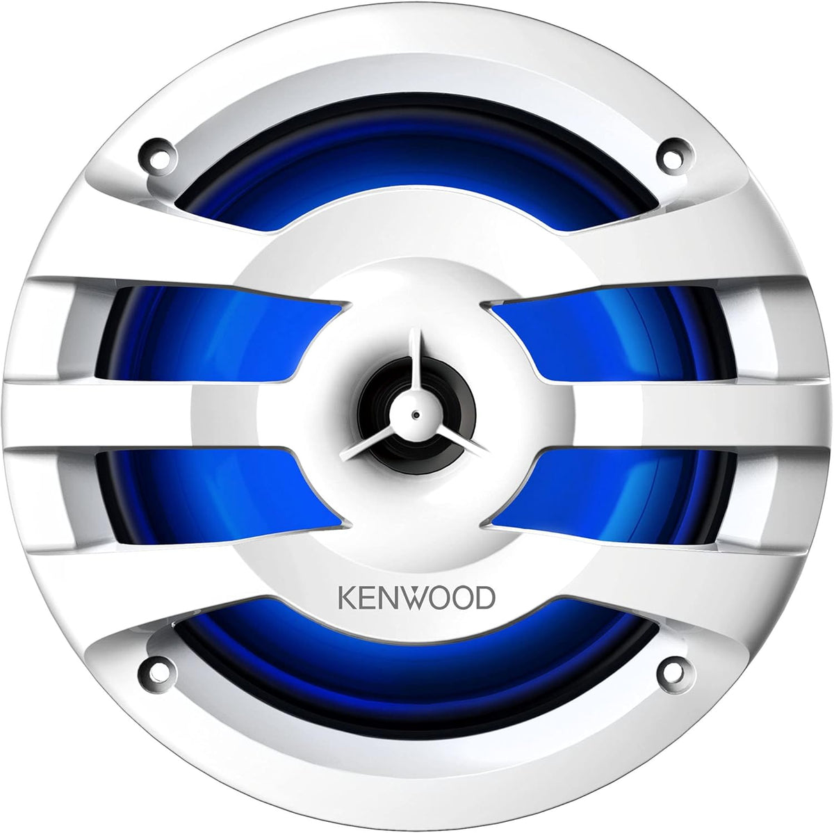 6-1/2" 2-Way Marine Speakers with Grilles (Pair) with Built-in LED Lights K1409