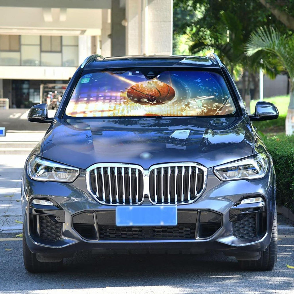55x27.6in Foldable Windshield Sun Shade N3636