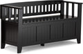 Solid Wood Storage Bench S889288