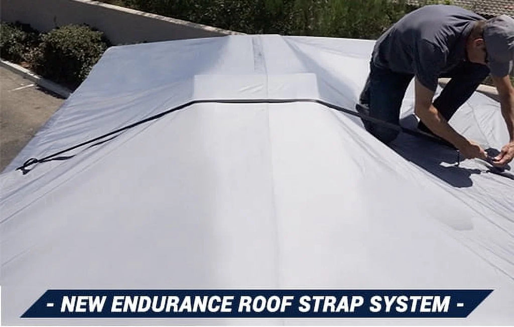 Gray Fifth Wheel Trailer Cover for 33 - 34 Feet L563