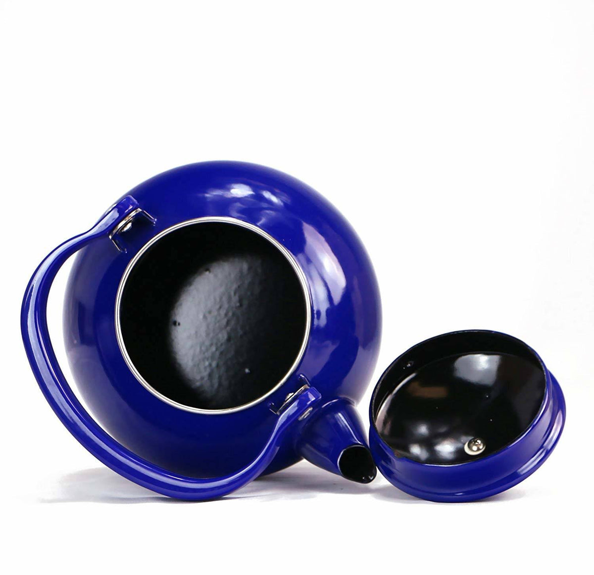 2 Quart Indigo Teakettle K664