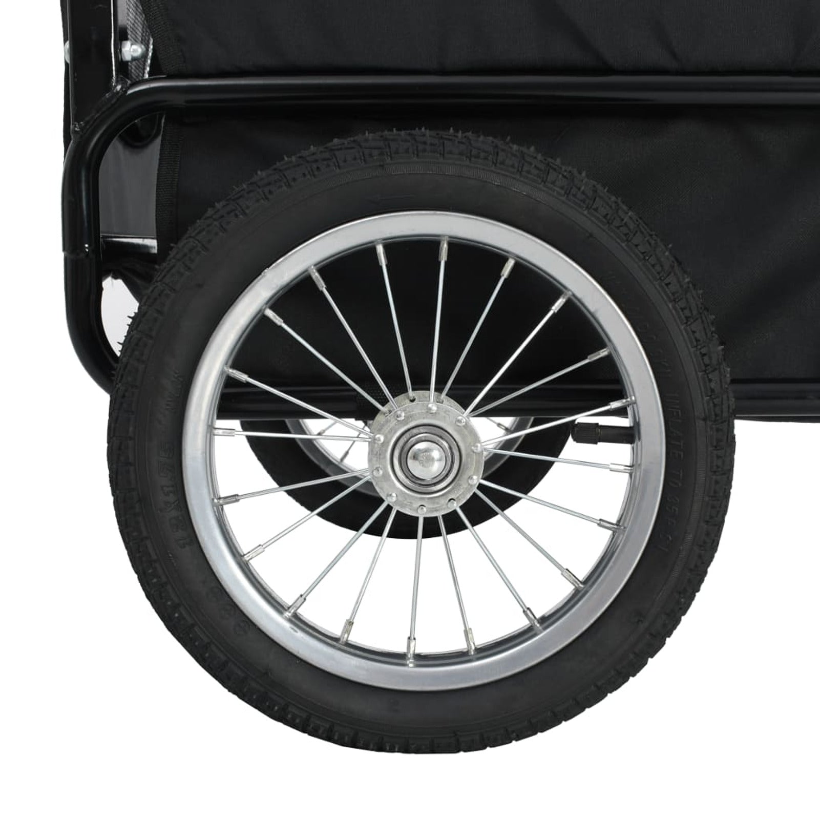 Gray and Blue Pet Bike Trailer Jogging Stroller U60511