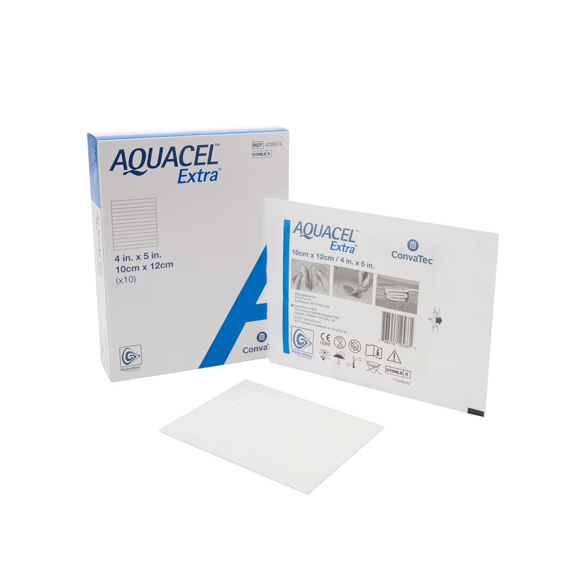 White 4 x 5" Sterile Wound Dressing, 10 Ct O966031