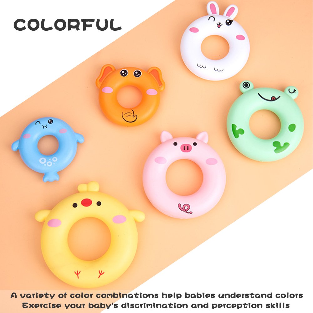 7 Pcs Soft Stacking Rings Toy V703