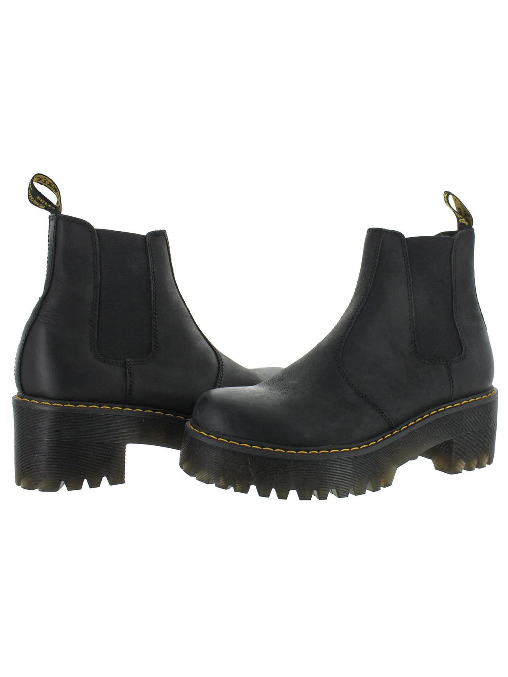 Black Burnished Wyoming Chelsea Boots G4234