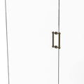 8 in. Antique Brass Shower Door Pull Q376227