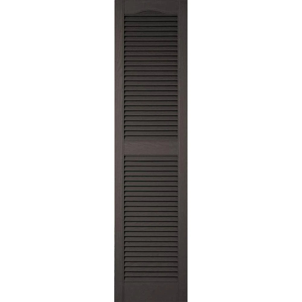 14 1/2x22W x 52x22H Vinyl Open Louver Shutters O307