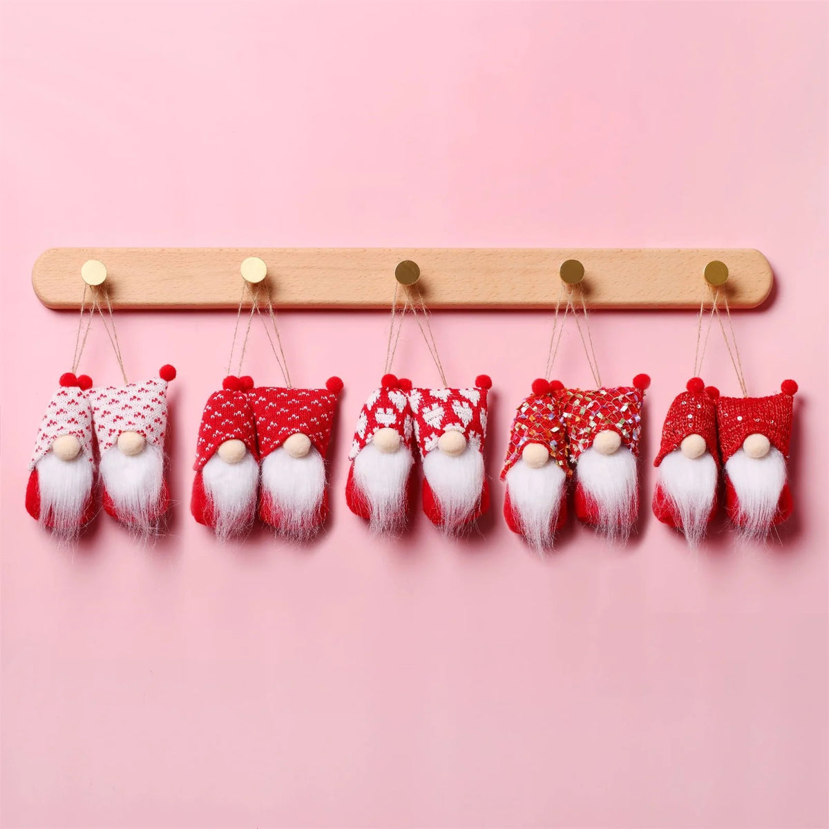 10PCS Valentine's Day Gnome Decor Plush Ornaments L738
