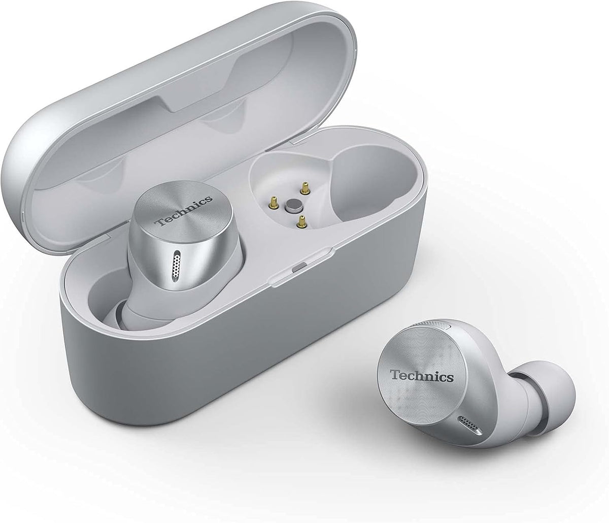 Silver True Wireless Earbuds with Noise Cancelling S8012