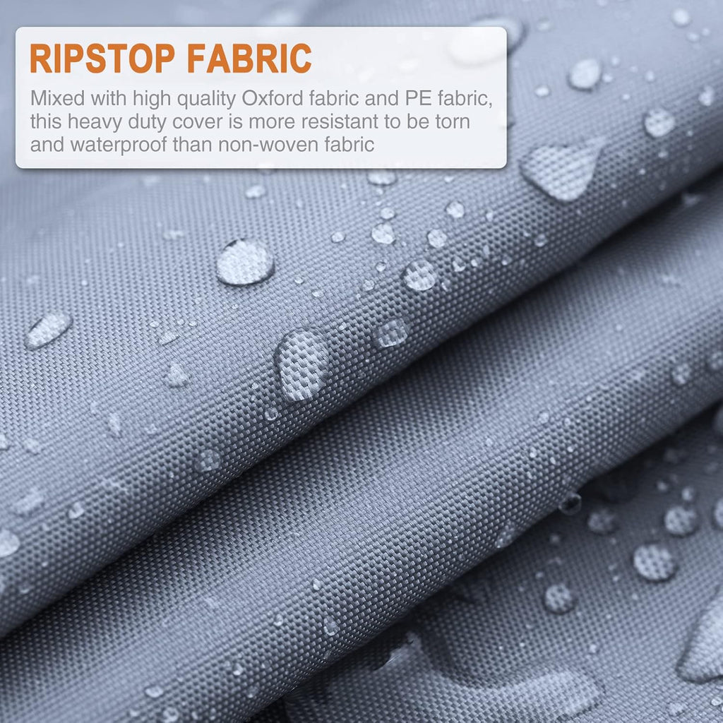 Waterproof Travel Trailer RV Cover with 4 Gutter Spout Covers N58702