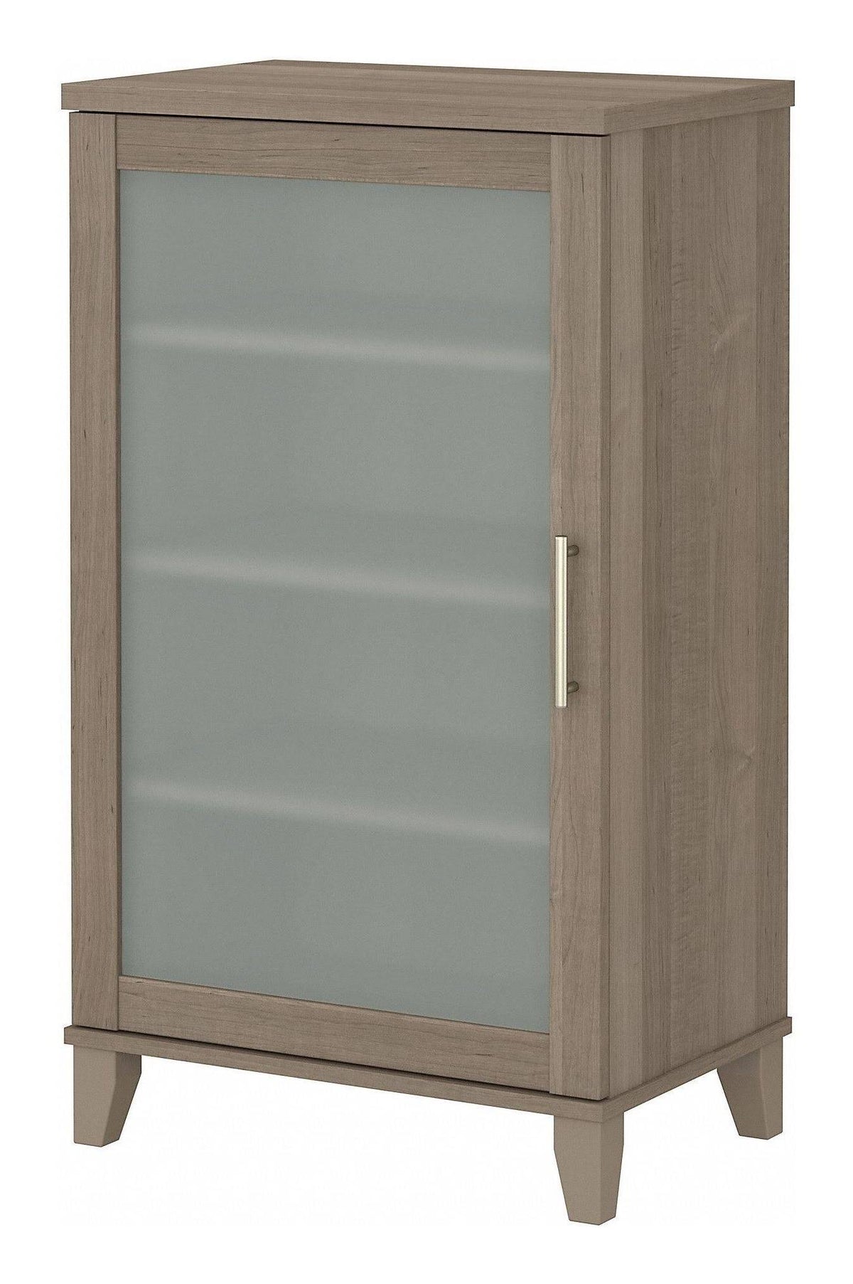 Ash Gray Media Storage Cabinet Y412144