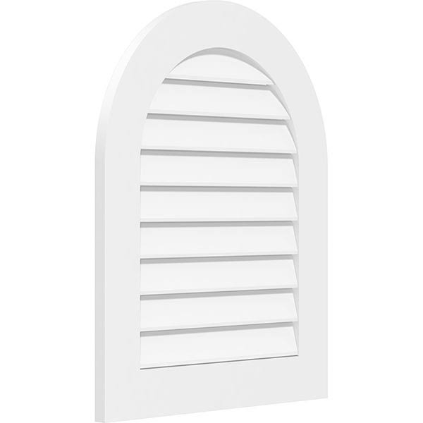 Round Top Surface Mount PVC Gable Vent X5442