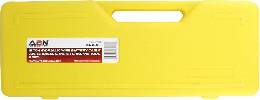 16 Ton Hydraulic Cable Crimper with 11 Crimper Dies J58724