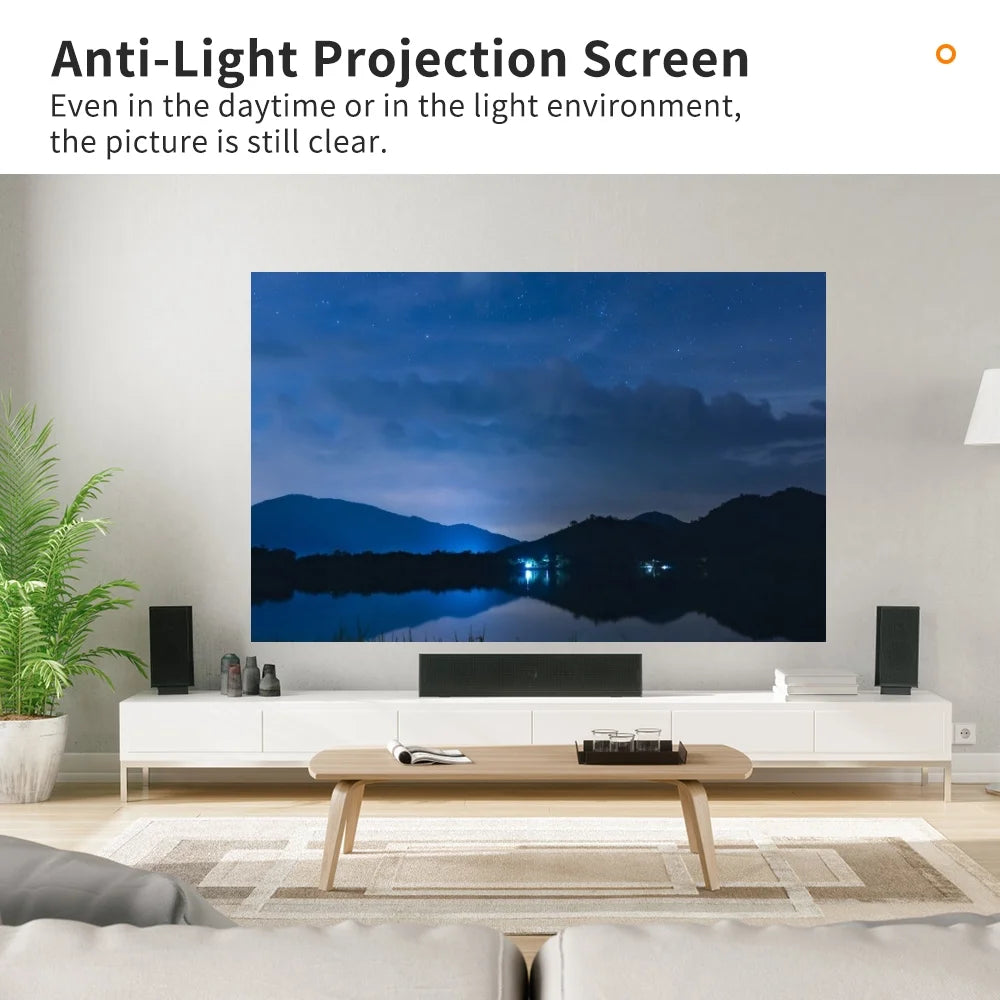 Projection Screen Movie Screen 16 9 3d 4k 1080p Indoor Theater X461