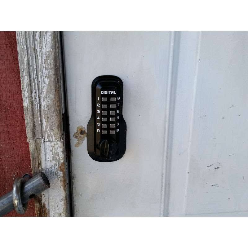 Satin Brass Mechanical Keyless Combination Deadbolt Lock U290968