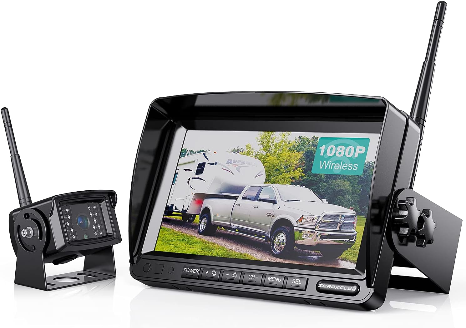 HD Wired Backup Camera System Kit with 7" LCD Monitor H877
