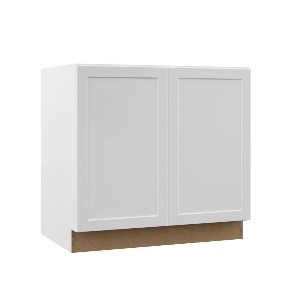 Assembled Full Height Door Base Kitchen Cabinet in White G35092