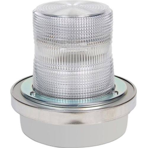 Clear Strobe Warning Light, 120VAC H97161