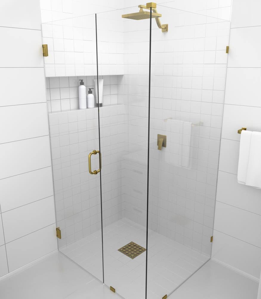Hinged Frameless Shower Door D421