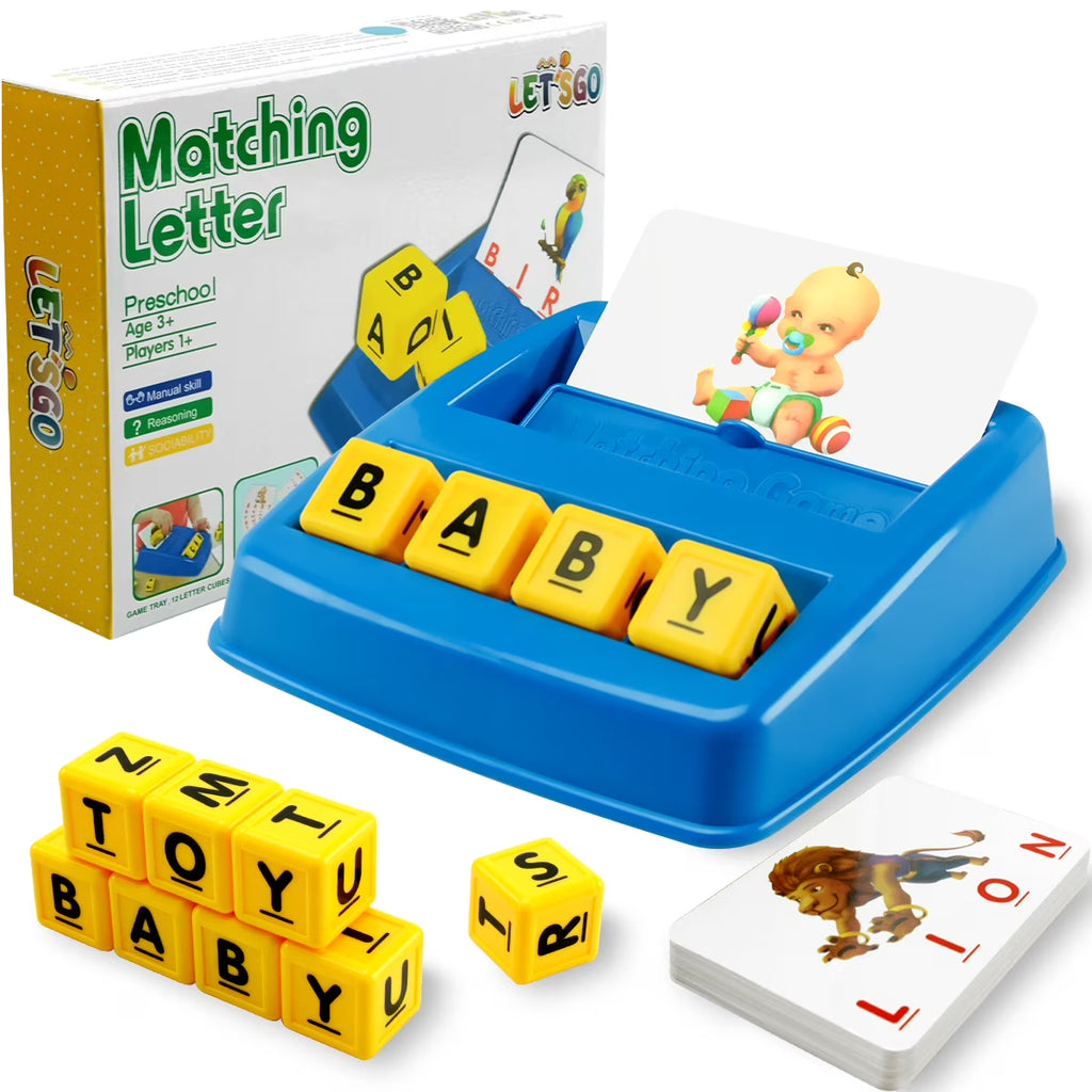 Matching Letter Spelling Games ABC Learning Toys for Kids Y424
