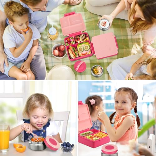 Black Bento Lunch Box Set with 8oz Soup Thermo and Insulated Lunch Bag T89147