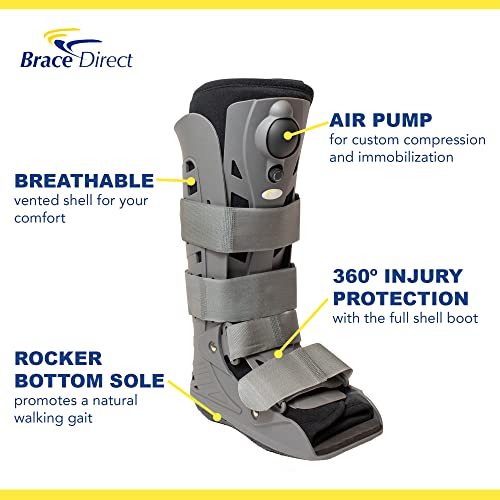 Tall Air CAM Walker Boot - Orthopedic Full Shell Air Cast Walking Boot F8462