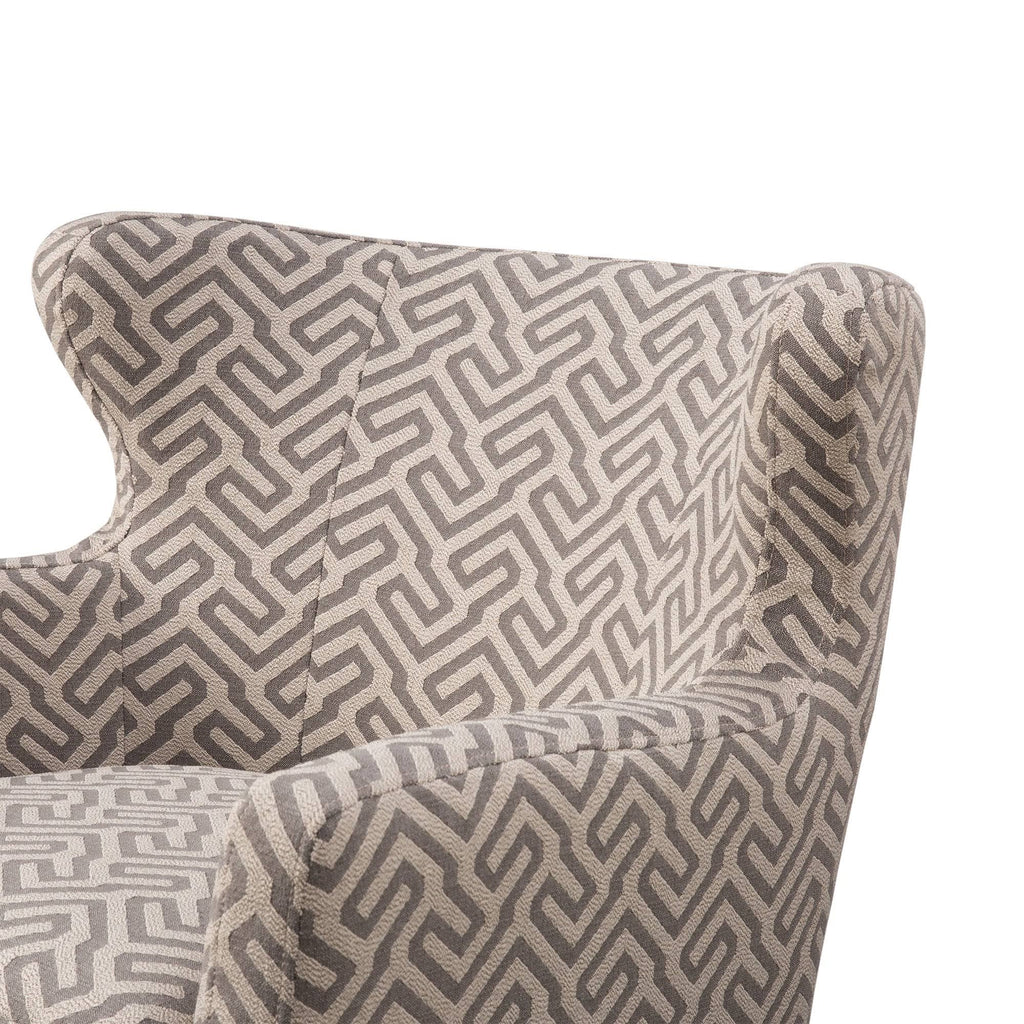 Grey Concave Club Chair B79849