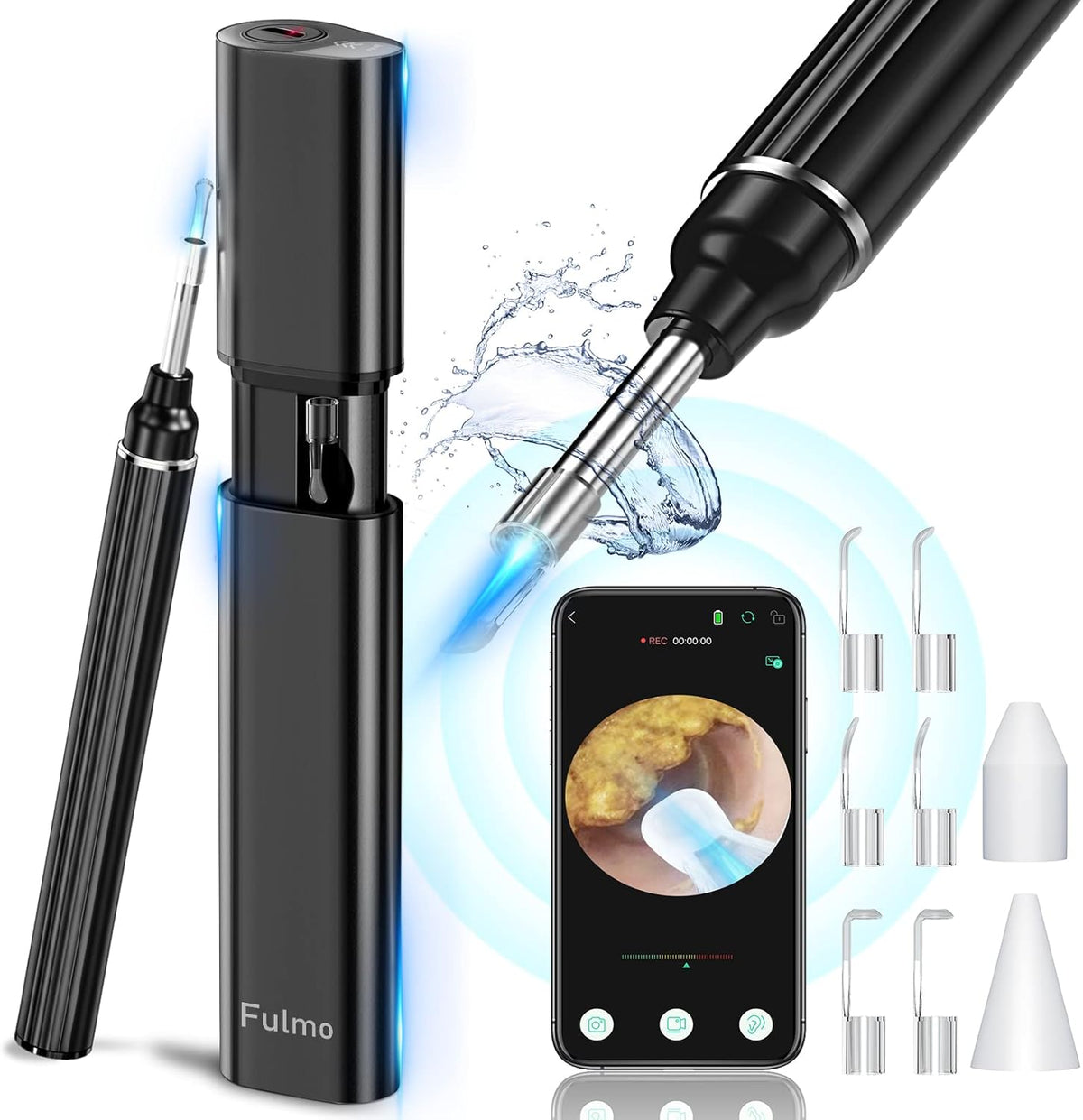 HD WiFi Ear Wax Removal Endoscope with Storage Case K194
