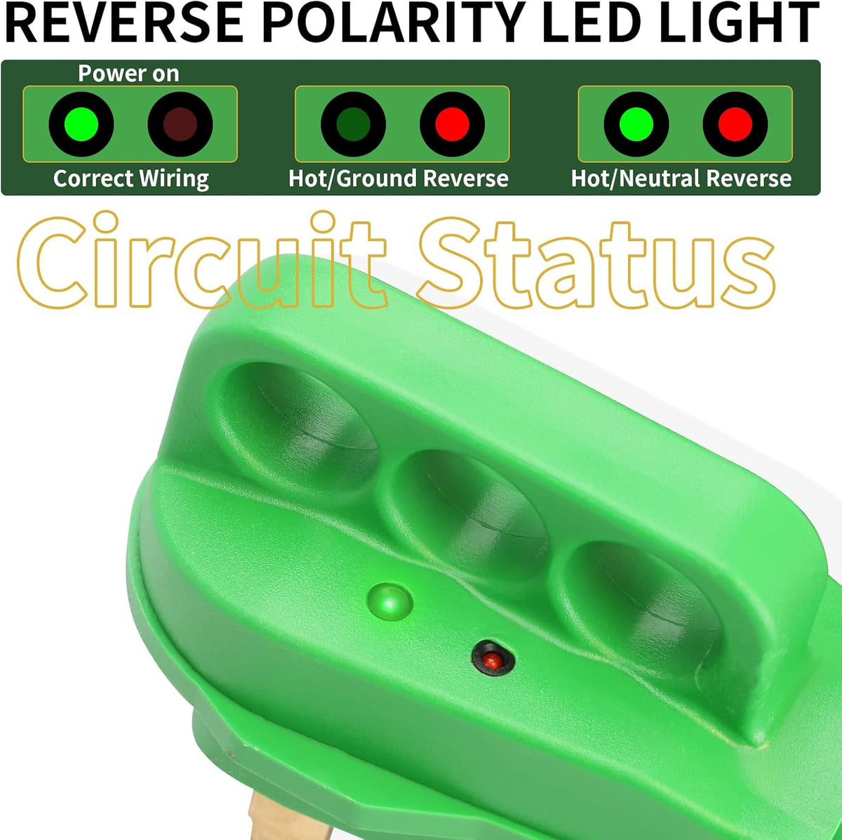 Detachable Power Cord 50A 50FT with Polarity LED Indicator, 14-50P Male to SS2-50R Locking Female, Storage Bag and Plastic Strap T23364