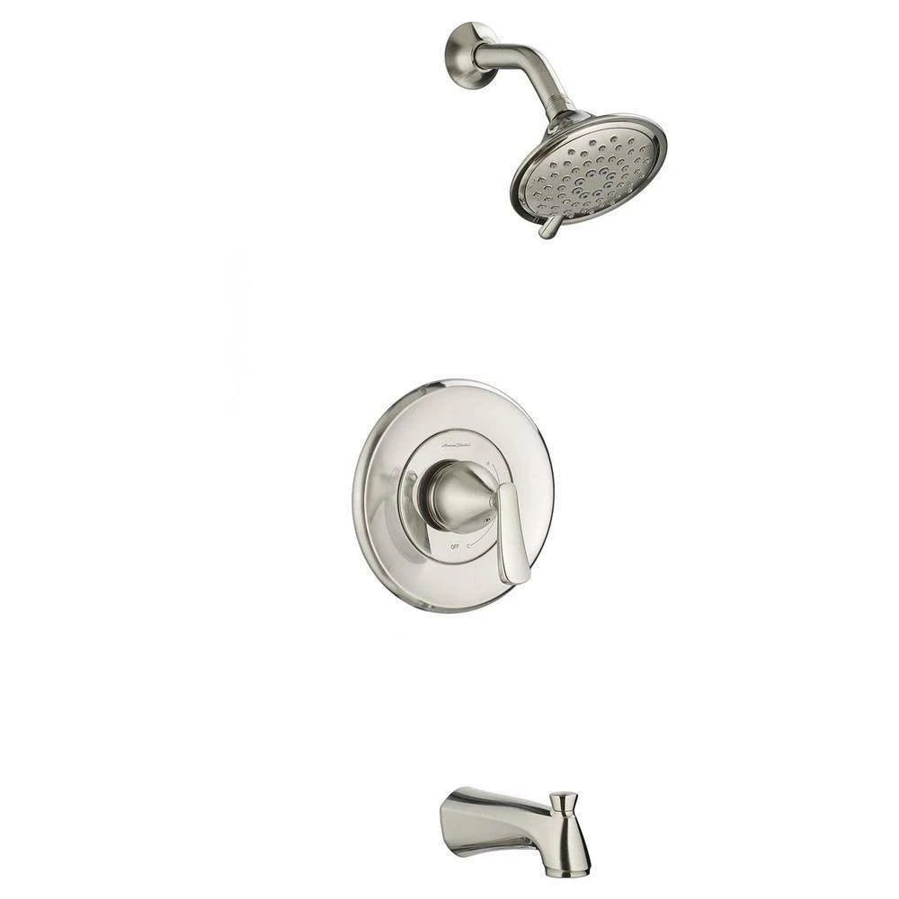 Brushed Nickel Tub Shower Faucet A4880