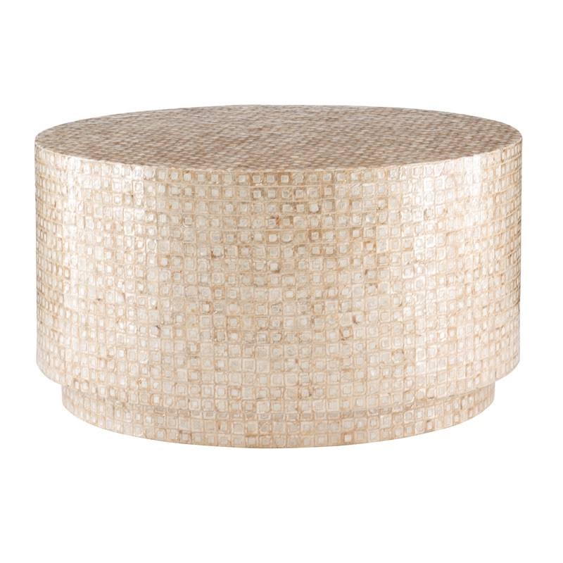 Gold Capiz Mosaic Coffee Table P830