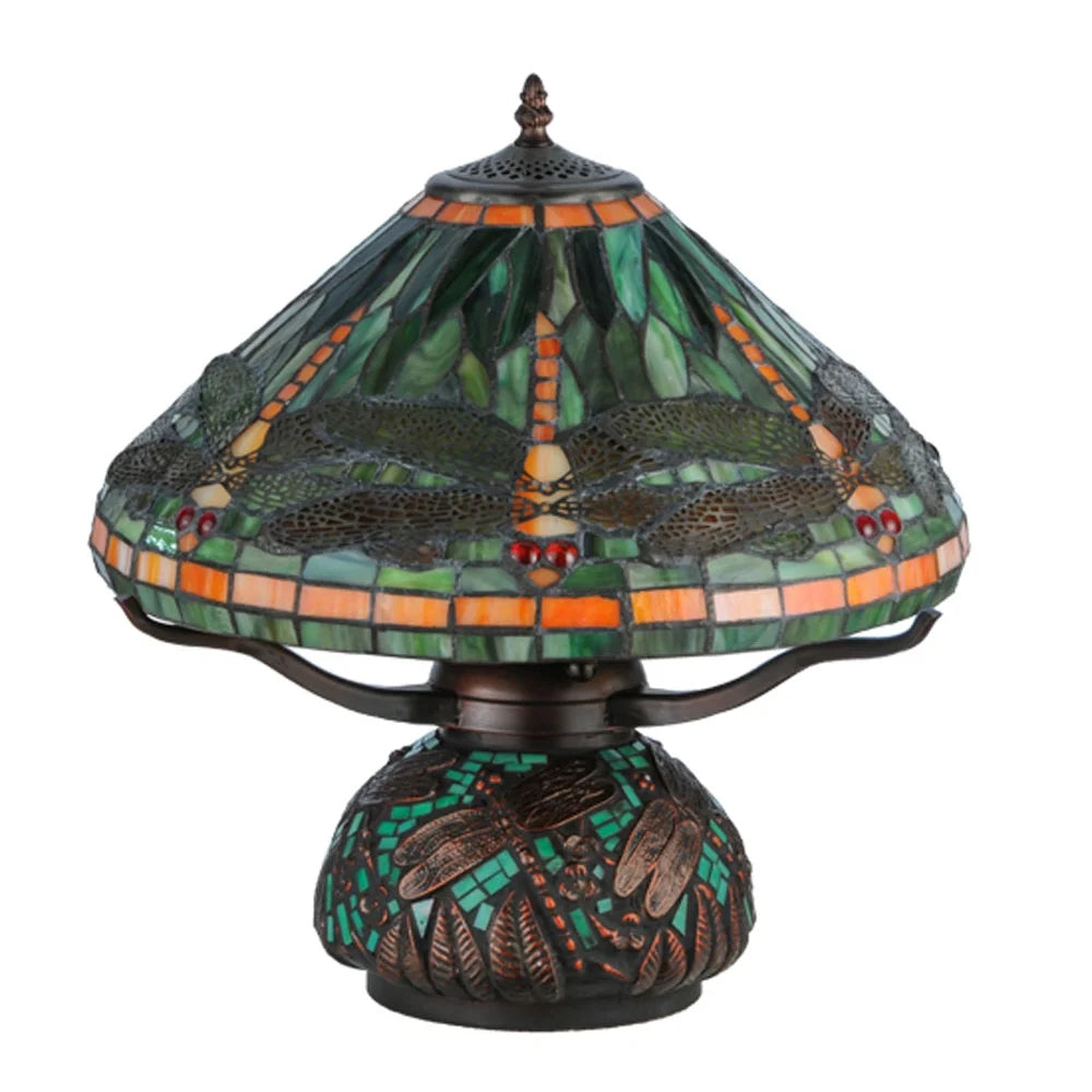 Mahogany Bronze Three Light Table Lamp M423
