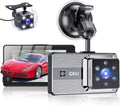Dash Cam Front and Rear Full HD Dual 1080P 170° Wide Angle Car Camera with Night Vision, Parking Monitor, Motion Detection, Loop Recording Pack of 2 Q7924