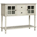 Antique Grey Sideboard Console Table with Storage Cabinet H638