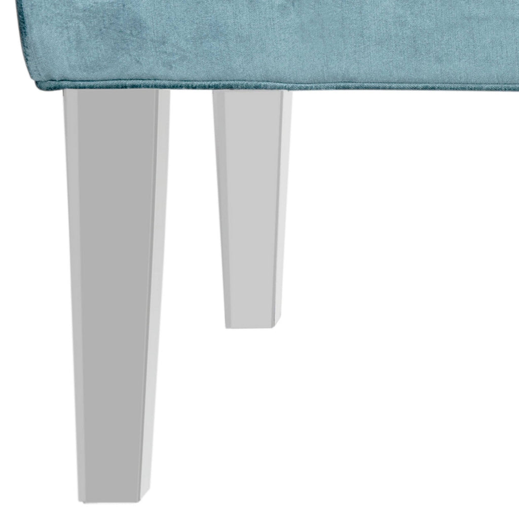 Cyan Tufted Bench R7167