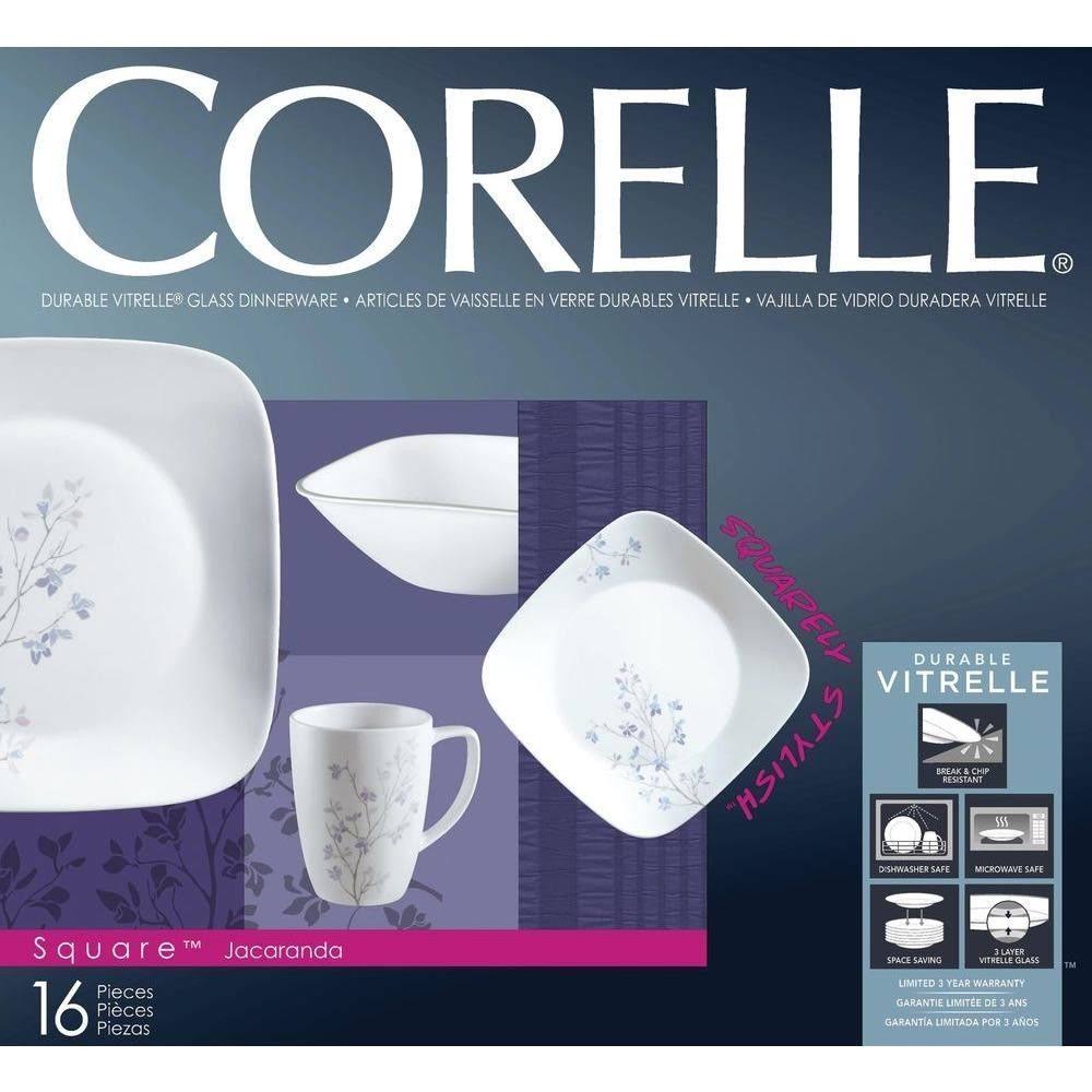16 Piece Square Dinnerware Set G977778