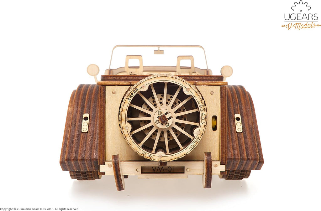 3-D Wooden Puzzle Roadster Y756