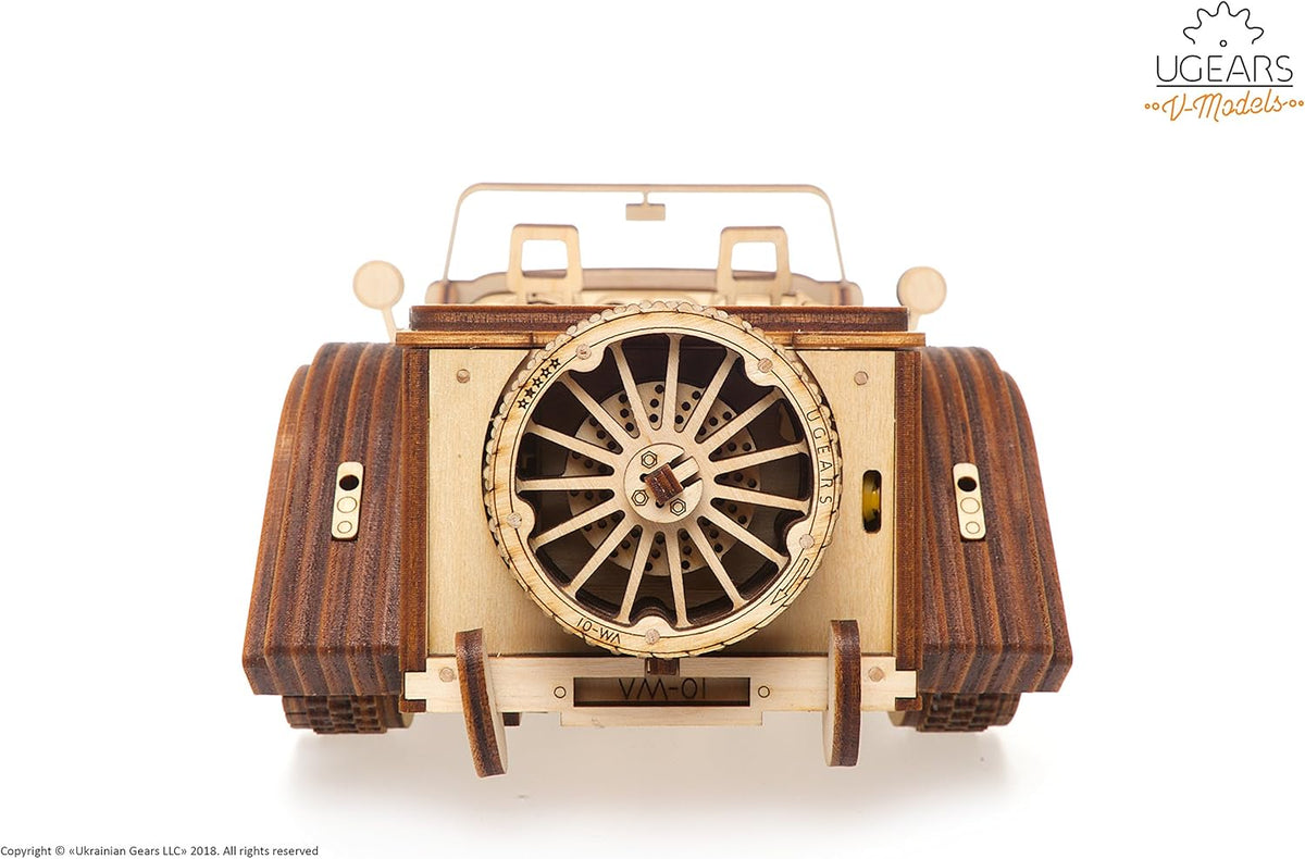 3-D Wooden Puzzle Roadster Y756