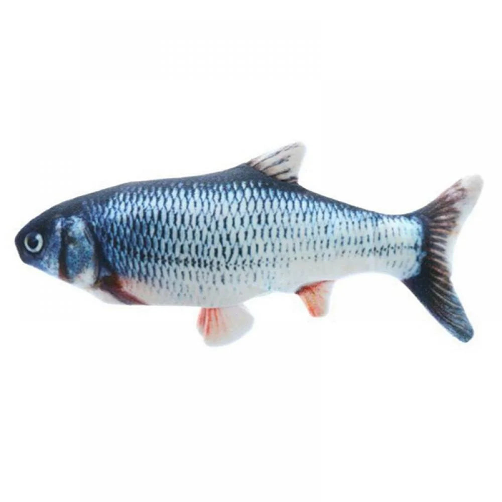 Realistic Flopping Fish Catnip Plush Cat Toy T745