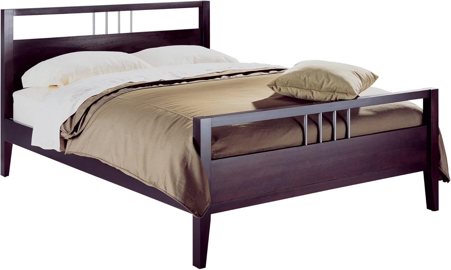 California King Espresso Platform Bed C728